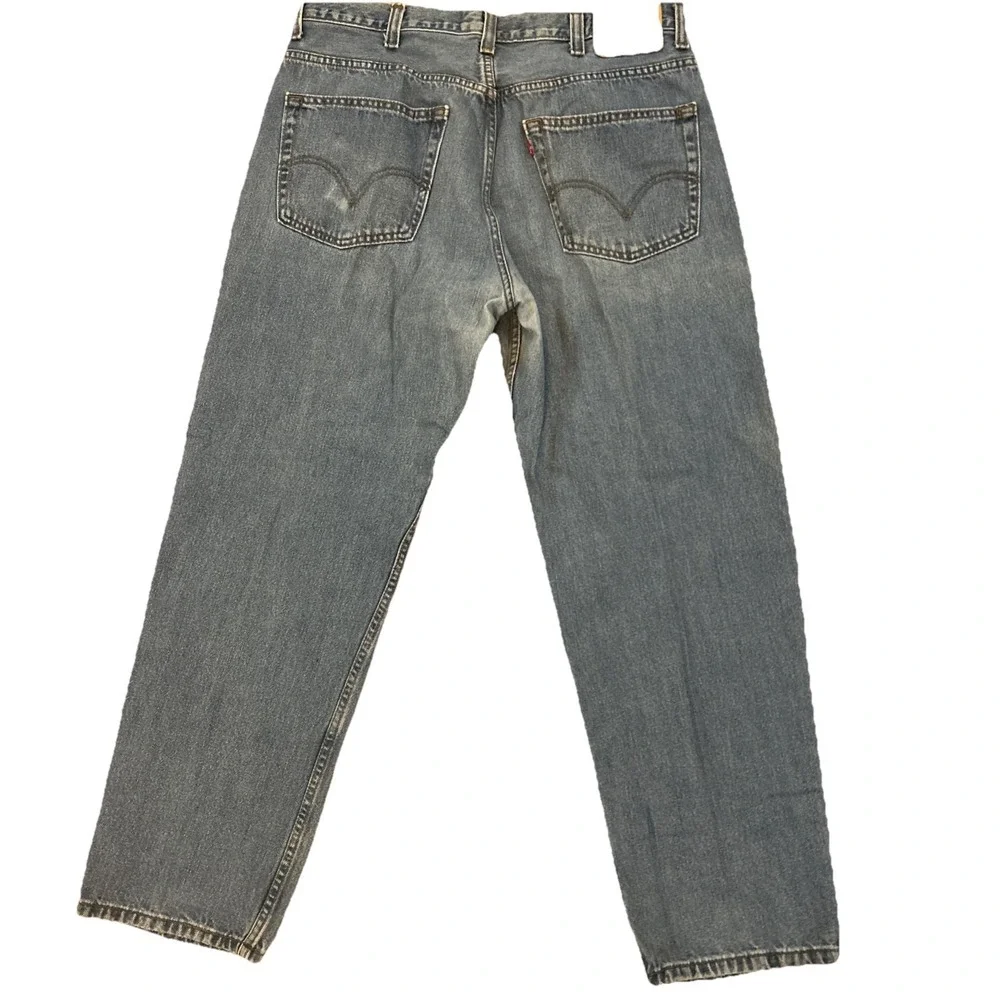 Levi's‎ 550 Jeans Men's Sz 38x32 Light Wash Straight Leg Relaxed Fit